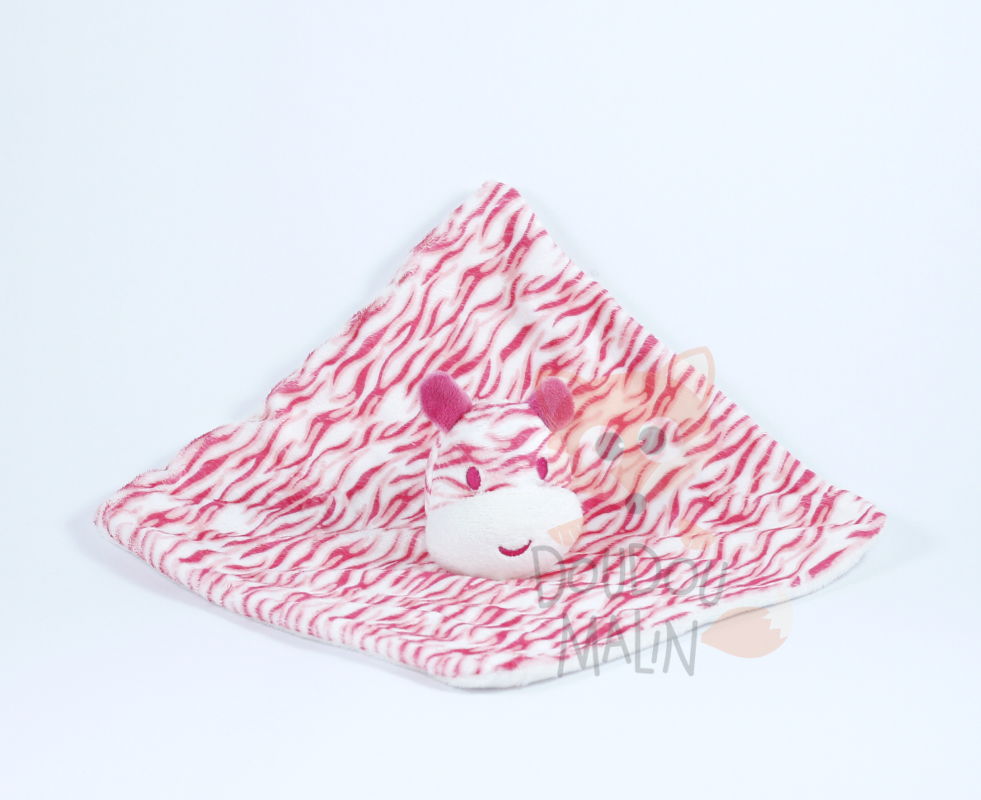 Kimadi plat zèbre rose blanc 